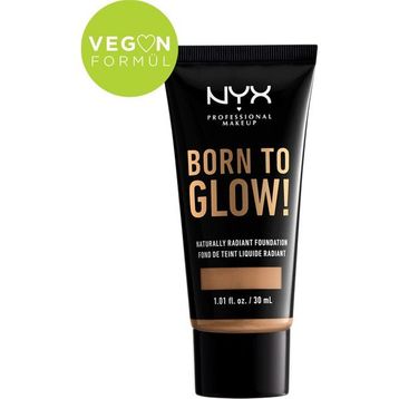 Nyx Professional Makeup Caramel Born To Glow Naturally Radiant Fondöten