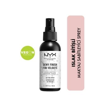 Nyx Professional Makeup Dewy 80 g Makyaj Sabitleyici Sprey