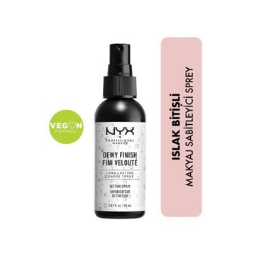 Nyx Professional Makeup Dewy 80 g Makyaj Sabitleyici Sprey