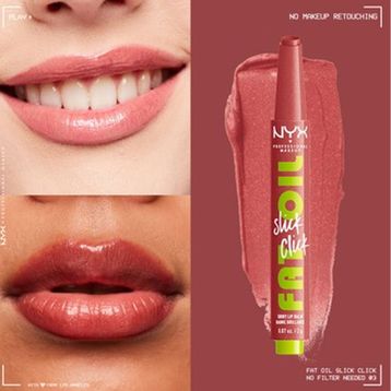 Nyx Professional Makeup Fat Oil Slick Click 03 No Filter Needed Parlatıcı Dudak Balmı
