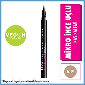 Nyx Professional Makeup Lift and Snatch Pen Taupe Kaş Kalemi