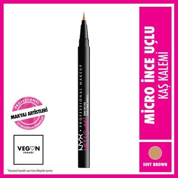 Nyx Professional Makeup Lift Snatch Brow Tint Pen Soft Brown Kaş Kalemi