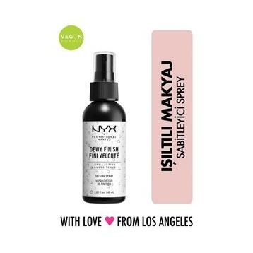 Nyx Professional Makeup Makeup Setting Spray Dewy Makyaj Bazı