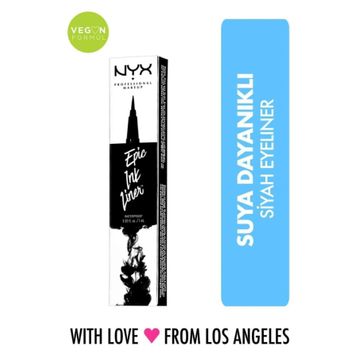 Nyx Professional Makeup Siyah Epic Ink Eyeliner