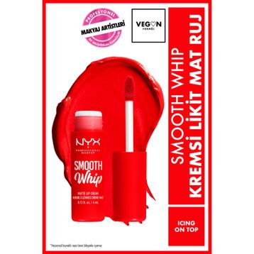 Nyx Professional Makeup Smooth Whip Icing On Top Likit Mat Ruj