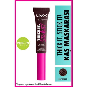 Nyx Professional Makeup Thick It Stick It Espresso Kaş Maskarası