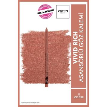 Nyx Professional Makeup Vivid Rich 10 Spicy Pearl Asansörlü Göz Kalemi