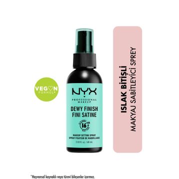 Nyx Professional Sprey Dewy 60 ml Makeup Makyaj Sabitleyici