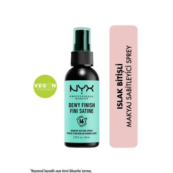 Nyx Professional Sprey Dewy 60 ml Makeup Makyaj Sabitleyici