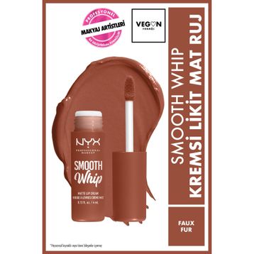 Nyx Smooth Whip Faux Fur Likit Mat Ruj