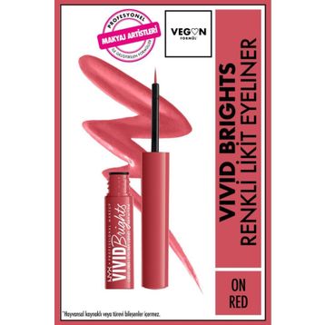 Nyx Vivid Brights On Red Likit Eyeliner