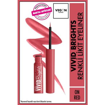 Nyx Vivid Brights On Red Likit Eyeliner