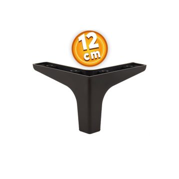 NZB Mobilya Kanepe Sehpa TV Ünitesi 12 cm Siyah Koltuk Ayağı