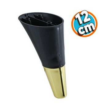 NZB Mobilya Kanepe Sehpa TV Ünitesi 12 cm Siyah Koltuk Ayağı