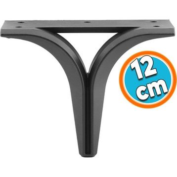 NZB Mobilya Kanepe Sehpa TV Ünitesi 12 cm Siyah Koltuk Ayağı
