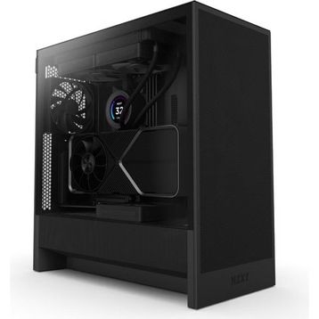 NZXT H5 Flow 2024 CC-H52FB-01 Fanlı Siyah ATX Gaming Bilgisayar Kasası