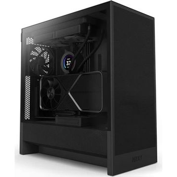 NZXT H5 Flow 2024 CC-H52FB-01 Fanlı Siyah ATX Gaming Bilgisayar Kasası