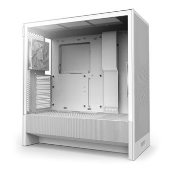 NZXT H5 Flow 2024 CC-H52FW-01 Fanlı Beyaz ATX Gaming Bilgisayar Kasası