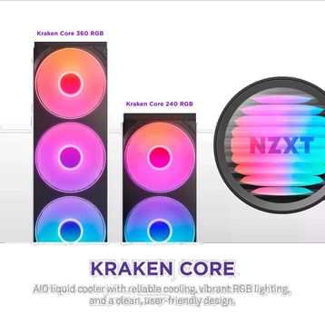 NZXT Kraken Core 240 RGB RL-KR24C-B1 Siyah İşlemci Sıvı Soğutucu