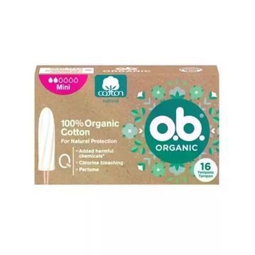O.B 16'lı Organic Coton Mini Tampon