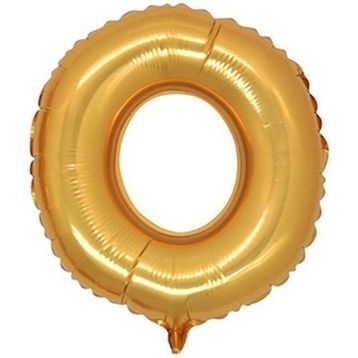 O Harf Altın 100 cm Folyo Balon