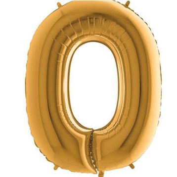 O Harf Altın 100 cm Folyo Balon