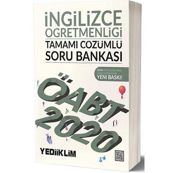 ÖABT İngilizce Öğretmenliği Tamamı Çözümlü Soru Bankası - Yediiklim Yayınları
