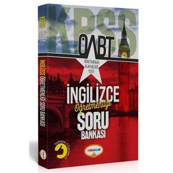 ÖABT İngilizce Öğretmenliği Tamamı Çözümlü Soru Bankası - Yediiklim Yayınları