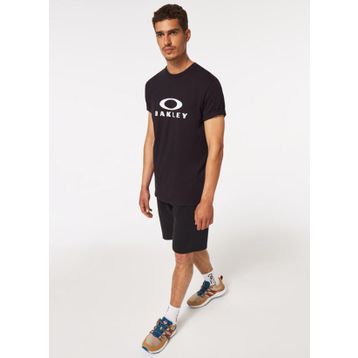 Oakley FOA402167 O BARK 2.0 Bisiklet Yaka Baskılı Beyaz - Siyah Erkek T-shirt