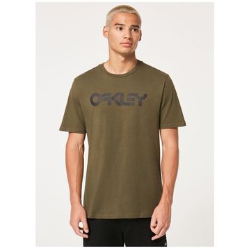 Oakley FOA404011 Mark Iı Tee 2.0 Bisiklet Yaka Baskılı Yeşil - Siyah Erkek T-Shirt