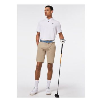 Oakley Icon Tn Protect Rc Beyaz Erkek Polo Yaka Baskılı Polo T-Shirt