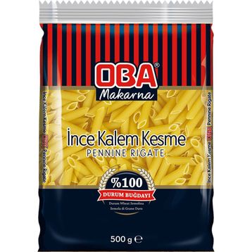 Oba 500 gr İri Kalem Kesme Makarna (8 adet)