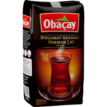 Obaçay 1 kg Bergamot Aromalı Çay (6 adet)