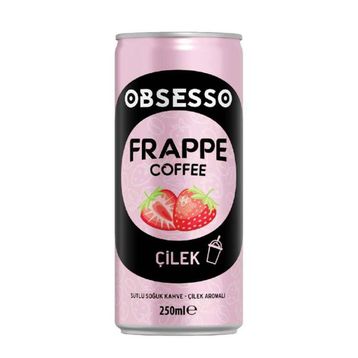 Obsesso 250 ml Frappe Çilek Soğuk Kahve