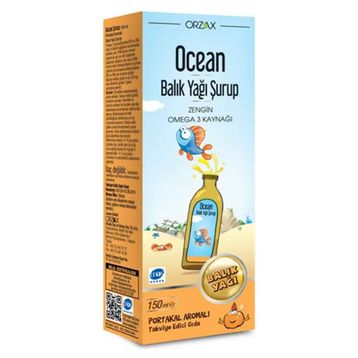 Ocean Balık Yağı Portakal Aromalı 150 ml Şurup