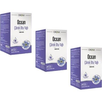 Ocean Çörek Otu Yağı 1000 mg 60 Kapsül