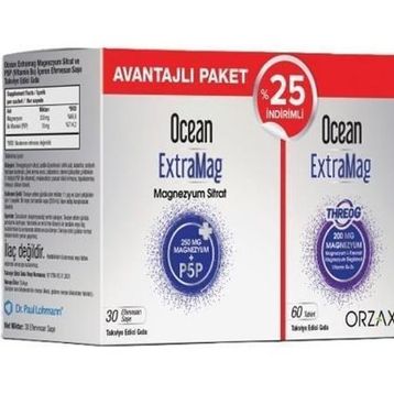 Ocean Extramag 30 Saşe + Extramag Threog 60 Tablet