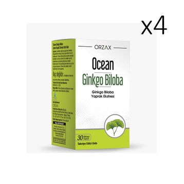 Ocean Ginkgo Biloba 4x30 Kapsül