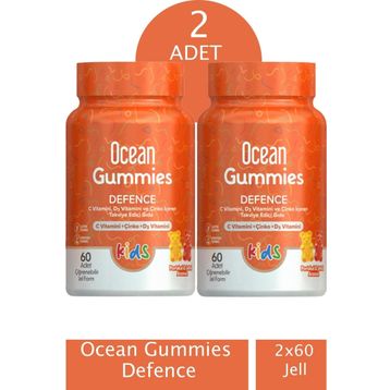Ocean Gummies Defence Kids 60 Çiğnenebilir Jel Form
