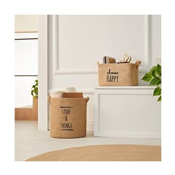 Ocean Home 2'li Jüt Sepet Set