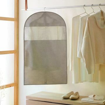 Ocean Home 60x100 cm Textile Gri Balıksırtı Elbise Kılıfı