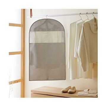 Ocean Home 60x100 cm Textile Gri Balıksırtı Elbise Kılıfı