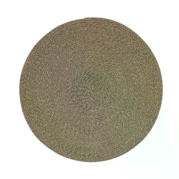 Ocean Home Textile 80 cm Siyah Kırçıllı Jüt Halı Kilim