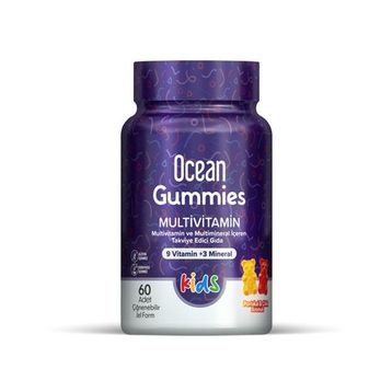 Ocean Kids Gummies Multivitamin 60 Çiğnenebilir Jel Form