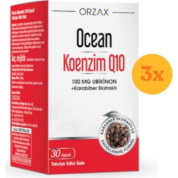 Ocean Koenzim Q10 100 mg 3x30 Kapsül