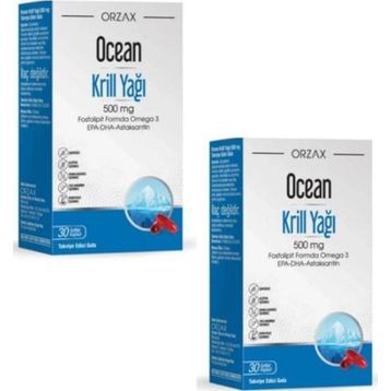 Ocean Krill Oil 500 mg 30 Kapsül Balık Yağı