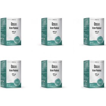 Ocean Krom Pikolinat 200 mcg 6x90 Kapsül