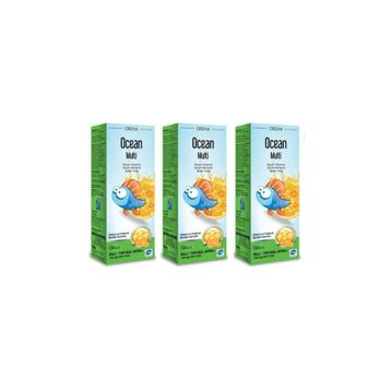 Ocean Multi Omega 3 Ballı Portakal Aromalı 3x150 ml Balık Yağı