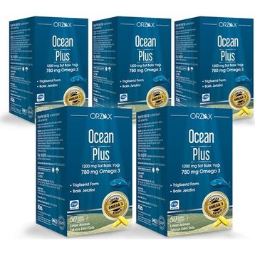 Ocean Plus Omega 3 5x50 Kapsül Balık Yağı