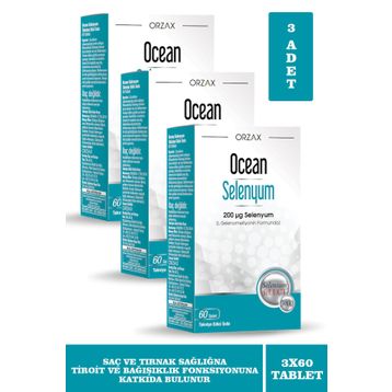 Ocean Selenyum 200 mcg 3x60 Tablet